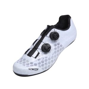 Zapatillas de ruta EKOI Perf ROAD CARBON TECH LIGHT Blancas