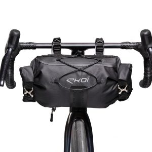 Alforja de manillar EKOI Racing GRAVEL BIKE PACKING EXPLORER Negra 8L