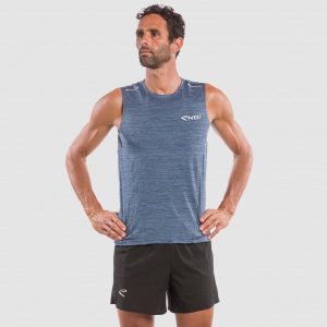 Camiseta sin mangas EKOI RUN PERFORMANCE Azul