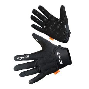 Guantes MTB EKOI Protect D3O Negro