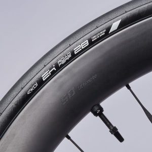 Pack de 2 Cubiertas de Carretera EKOI Perf 28 TUBELESS READY Negro