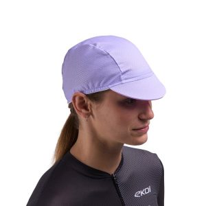 Gorra ciclista mujer EKOI Perf Violeta